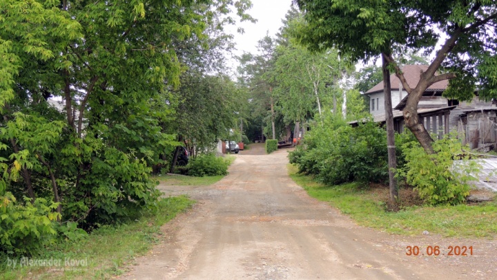 Советский переулок в посёлке Кировский