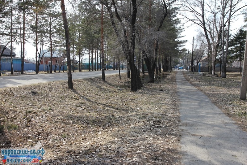 Тротуар, пгт.Кировский