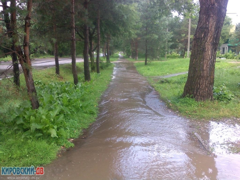 Тротуар, пгт.Кировский